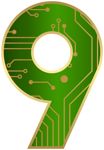 This png image - Nine Cyber Number Transparent Image, is available for free download
