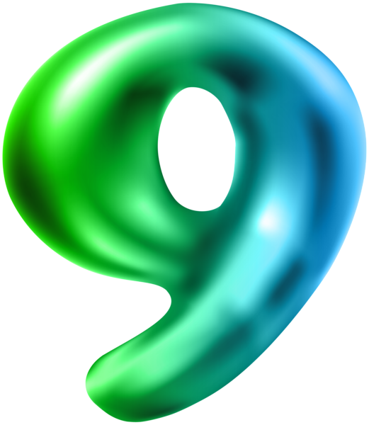 This png image - Number Nine Transparent PNG Clip Art, is available for free download