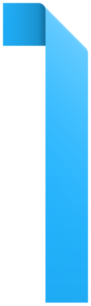This png image - Ribbon Number One Transparent PNG Clip Art Image, is available for free download