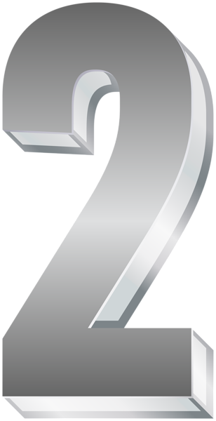 This png image - Silver Two Number Character PNG Clipart, is available for free download