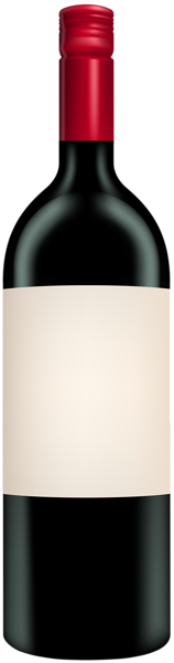 This png image - Bottle of Red Wine Clip Art Image, is available for free download