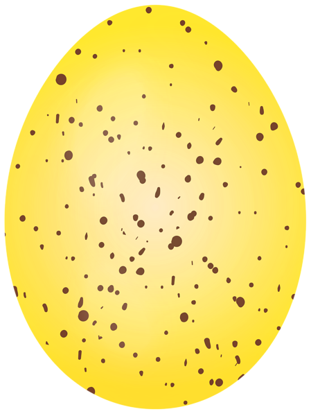 This png image - Yellow Easter Quail Egg PNG Transparent Clipart, is available for free download