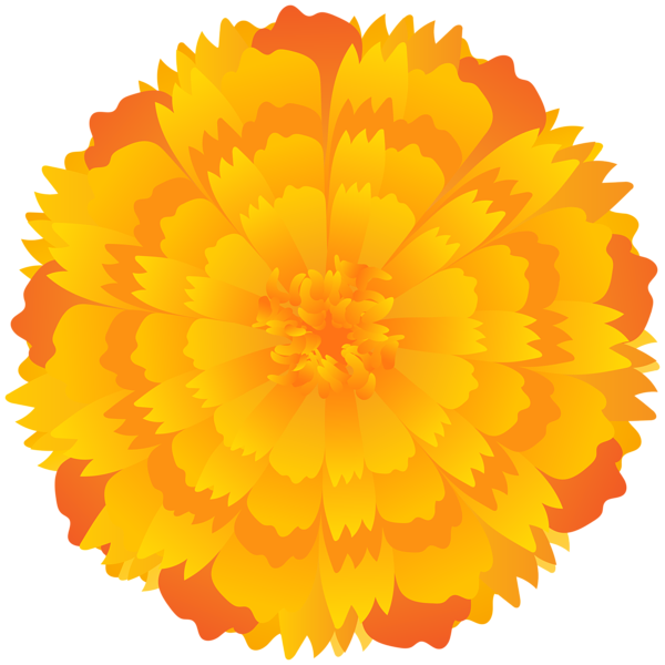 This png image - Orange Flower Clip Art PNG Image, is available for free download