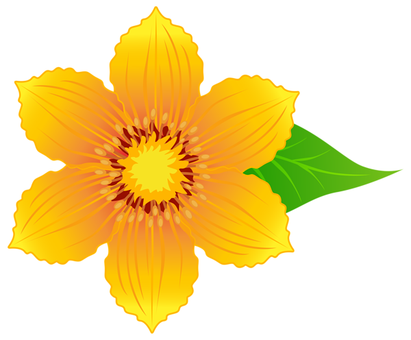 This png image - Yellow Flower PNG Transparent Clipart, is available for free download