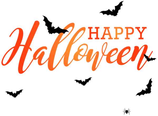 This png image - Happy Halloween with Bats PNG Clip Art Image, is available for free download