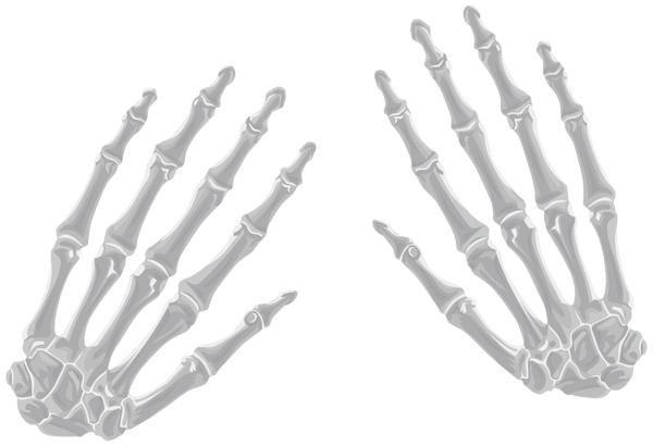 This png image - Skeleton Hands PNG Transparent Clipаrt, is available for free download