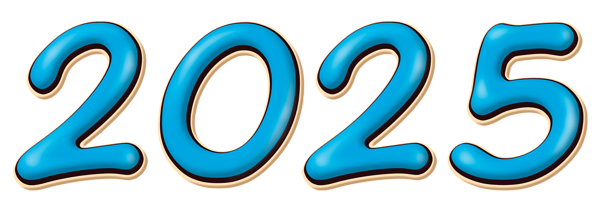 This png image - 2025 Blue Clipart Image, is available for free download