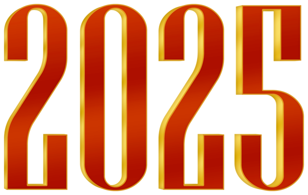 This png image - 2025 Red Gold PNG Clipart, is available for free download