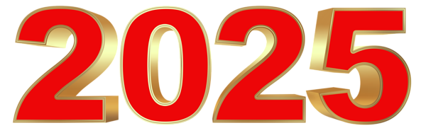 This png image - 2025 Red PNG Clipart, is available for free download