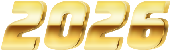 This png image - 2026 Golden Transparent PNG Clipart, is available for free download