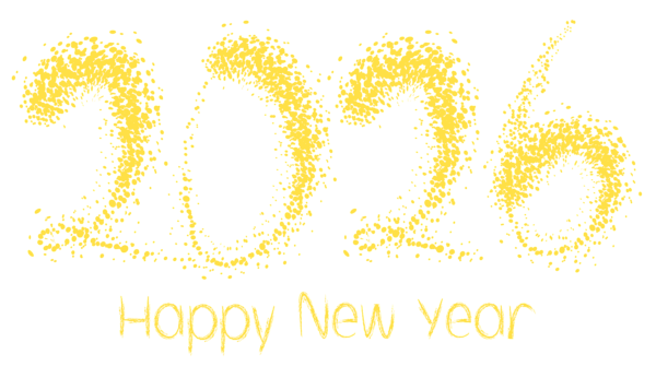 This png image - 2026 Happy New Year PNG Clipart Image, is available for free download