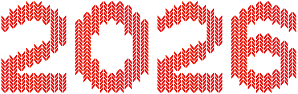 This png image - 2026 Red Deco Transparent PNG Clipart, is available for free download
