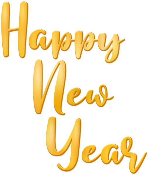 This png image - Happy New Year Text PNG Clipart, is available for free download