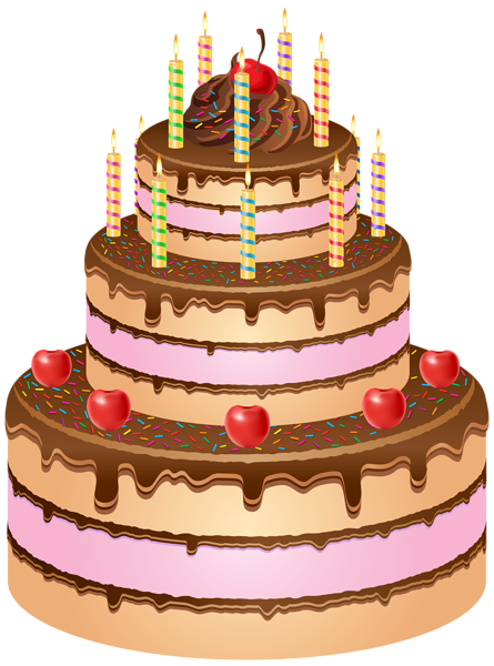 This png image - Happy Birthday Cake PNG Clip Art Image, is available for free download