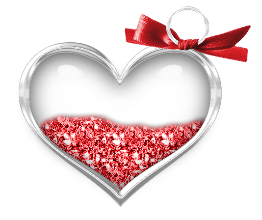 This png image - Transparent Heart with Red Bow PNG Clipart Picture, is available for free download