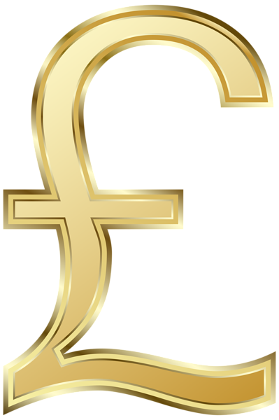 This png image - British Pound Symbol PNG Clip Art Image, is available for free download