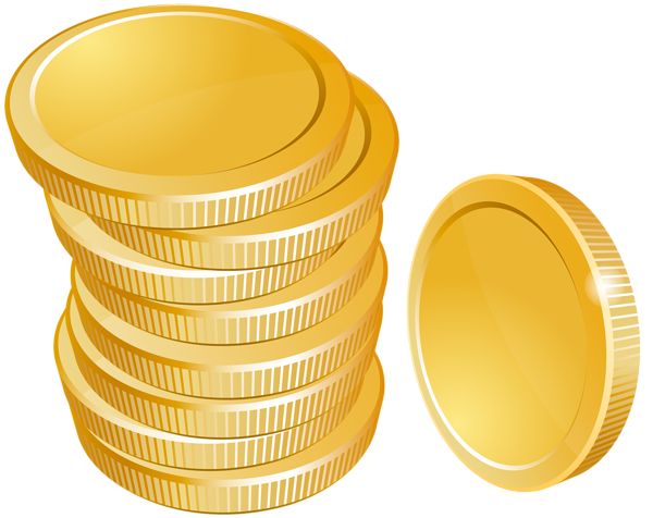 This png image - Coins Transparent PNG Clip Art Image, is available for free download