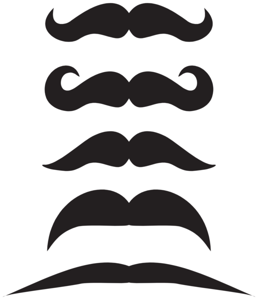 This png image - Mustache Set PNG Clip Art Image, is available for free download