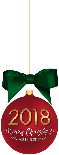 This png image - 2018 Happy New Year Ball PNG Clip Art Image, is available for free download