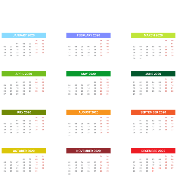 This png image - 2020 Calendar Transparent Clipart, is available for free download