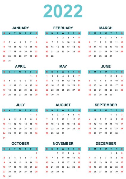 This png image - 2022 Blue Calendar Transparent Clipart, is available for free download