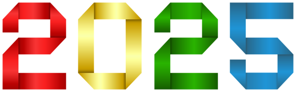 This png image - 2025 Colorful Clipart Image, is available for free download