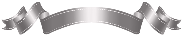 This png image - Banner Silver Decorative PNG Clipart, is available for free download