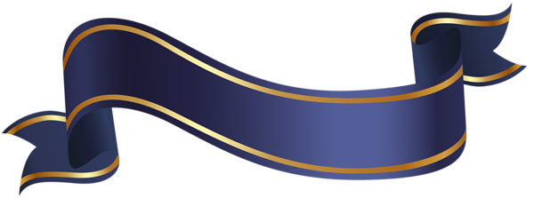 This png image - Blue Banner Transparent PNG Image, is available for free download