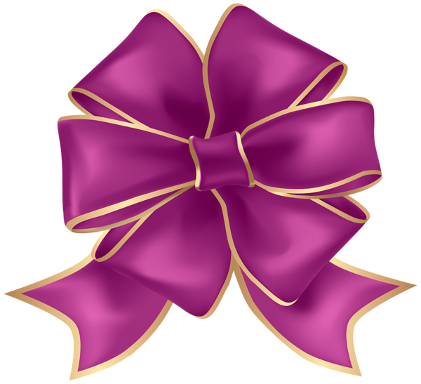 This png image - Cute Purple Bow PNG Transparent Clipart, is available for free download