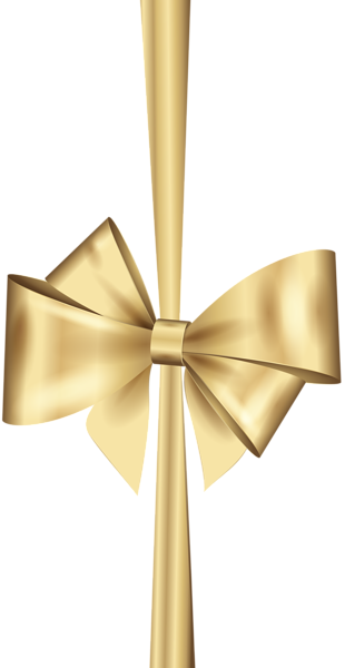 This png image - Gold Deco Bow PNG Clip Art, is available for free download