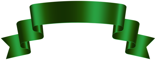 This png image - Green Banner Decorative PNG Clipart, is available for free download