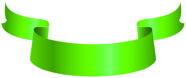 This png image - Green Banner PNG Deco Clipart, is available for free download