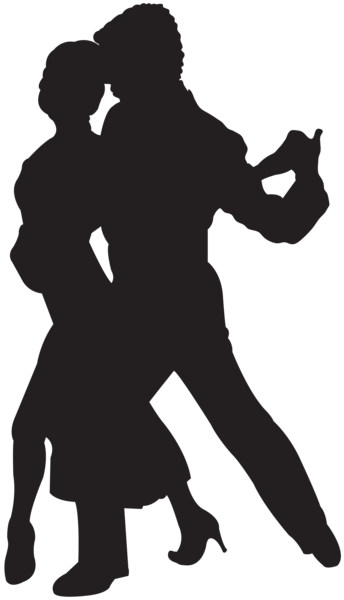 This png image - Dancing Couple Silhouette PNG Clip Art, is available for free download