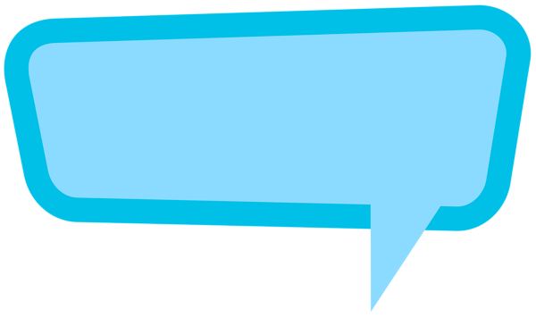 This png image - Blue Bubble Speech PNG Transparent Clip Art Image, is available for free download
