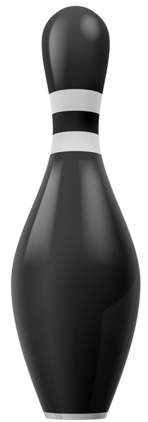 This png image - Black Bowling Pin PNG Clipart Picture, is available for free download