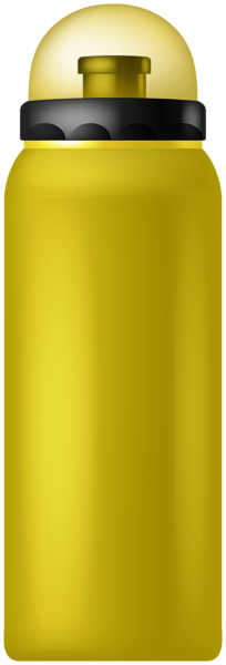 This png image - Sport Water Bottle Yellow PNG Clipart, is available for free download