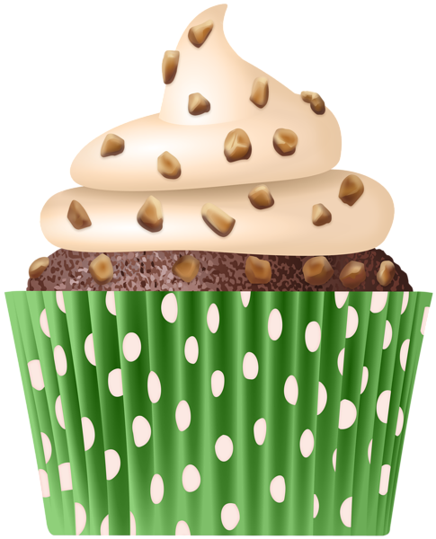 This png image - Cupcake Green PNG Transparent Clipart, is available for free download