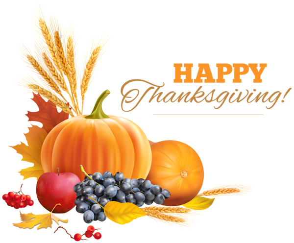 This png image - Happy Thanksgiving Decor PNG Clipart Image, is available for free download