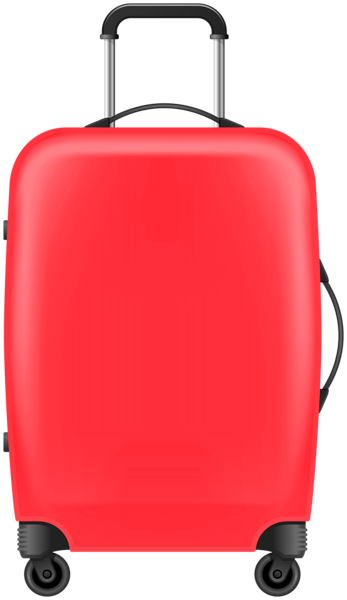 This png image - Red Trolley Bag PNG Clipart, is available for free download
