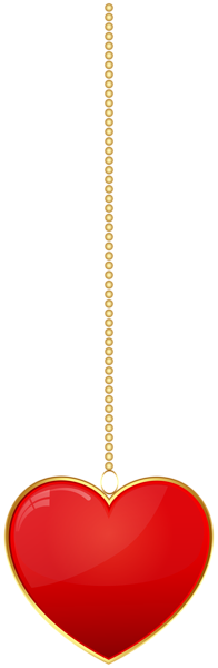 This png image - Hanging Heart Decor PNG Clip Art, is available for free download