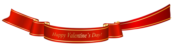 This png image - Happy Valentines Day Banne PNG Clipart Picture, is available for free download