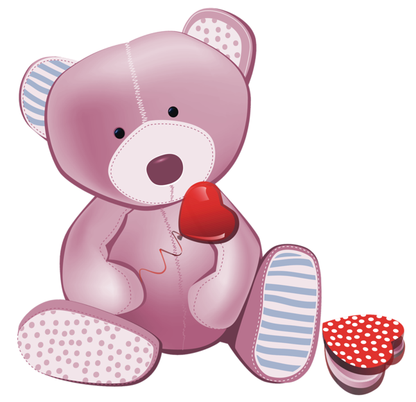 This png image - Pink Teddy PNG Clipart, is available for free download