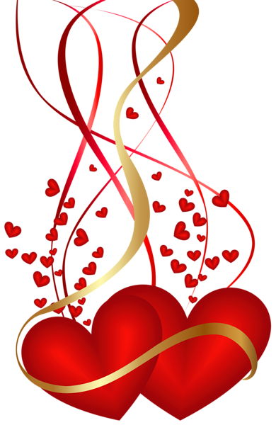 This png image - Valentine's Day Hearts Decoration PNG Clip Art Image, is available for free download