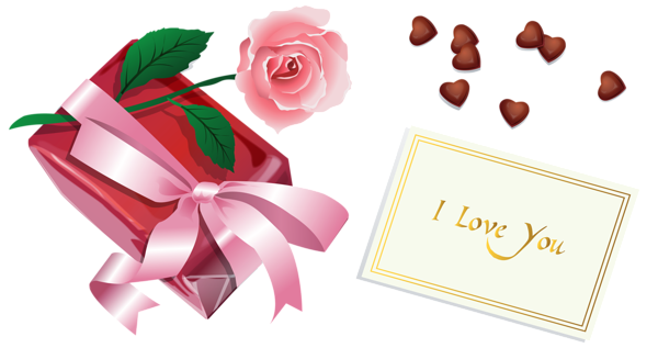 This png image - Valentine Gift PNG Clipart, is available for free download