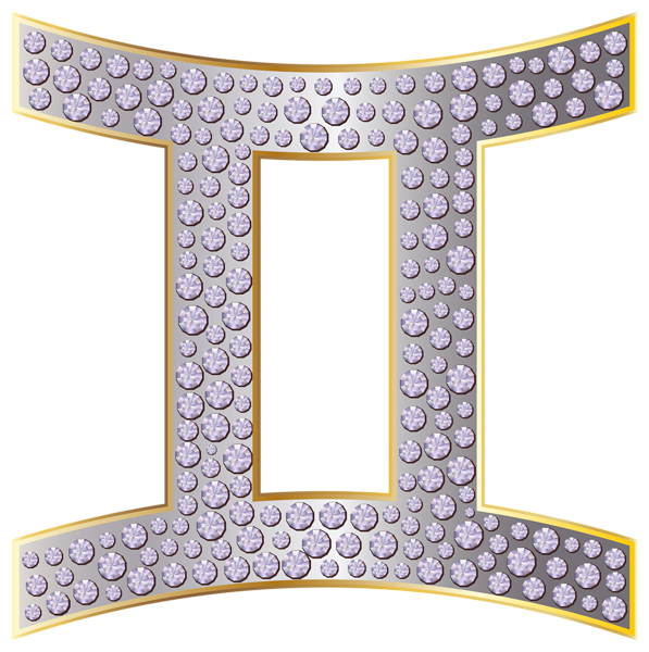 This png image - Gemini Zodiac Sign Silver PNG Clip Art Image, is available for free download