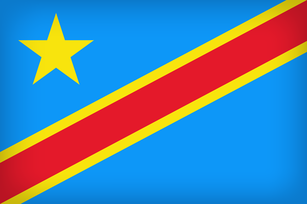 This png image - Democratic Republic of the Congo Large Flag, is available for free download