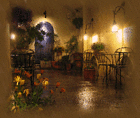 Romantic Autumn Rain Gif Animation