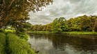 Autumn River Background