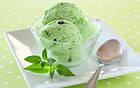 Background with Mint Ice cream