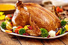 Christmas Turkey Large Background